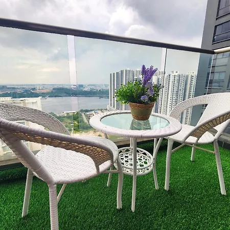 Loft Suite Seaview 2Br Jb Ciq 7Pax Johor Bahru Exterior photo