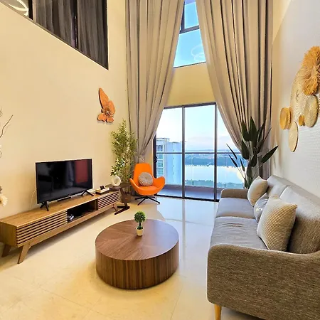 Loft Suite Seaview 2Br Jb Ciq 7Pax Johor Bahru Exterior photo