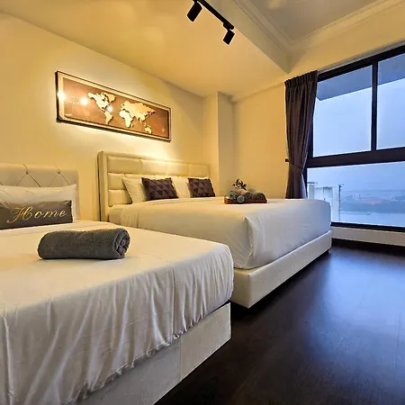 Loft Suite Seaview 2Br Jb Ciq 7Pax Johor Bahru Exterior photo