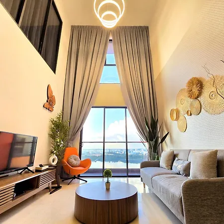 Loft Suite Seaview 2Br Jb Ciq 7Pax Johor Bahru Exterior photo