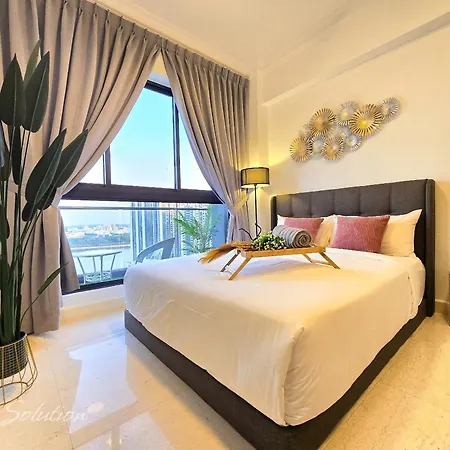 Loft Suite Seaview 2Br Jb Ciq 7Pax Johor Bahru Exterior photo