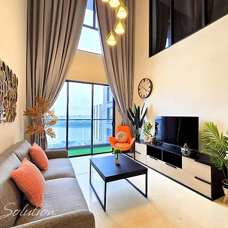 Loft Suite Seaview 2Br Jb Ciq 7Pax Johor Bahru Exterior photo