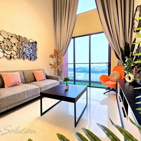 Loft Suite Seaview 2Br Jb Ciq 7Pax Johor Bahru Exterior photo