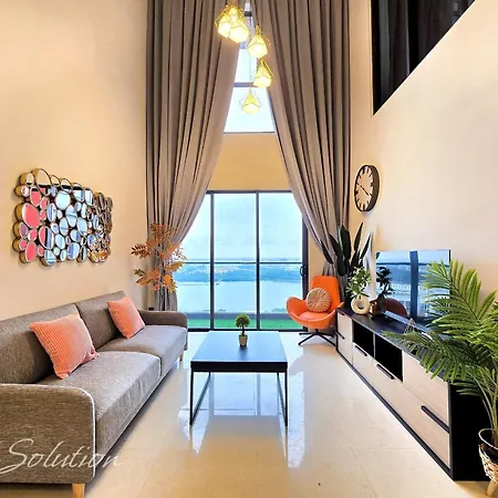 Loft Suite Seaview 2Br Jb Ciq 7Pax Johor Bahru Exterior photo