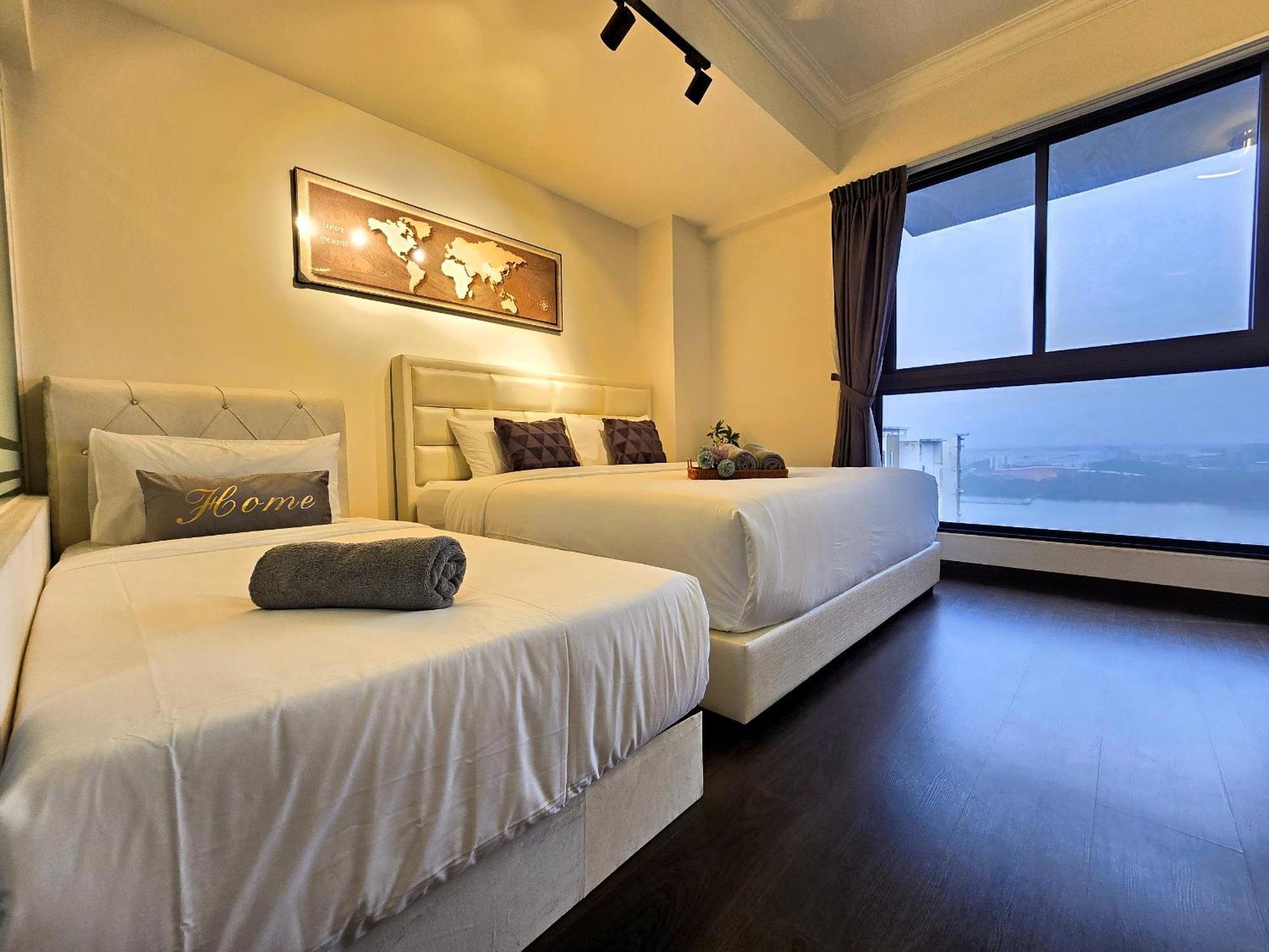 Loft Seaview 2br Jb Ciq 7pax Apartment