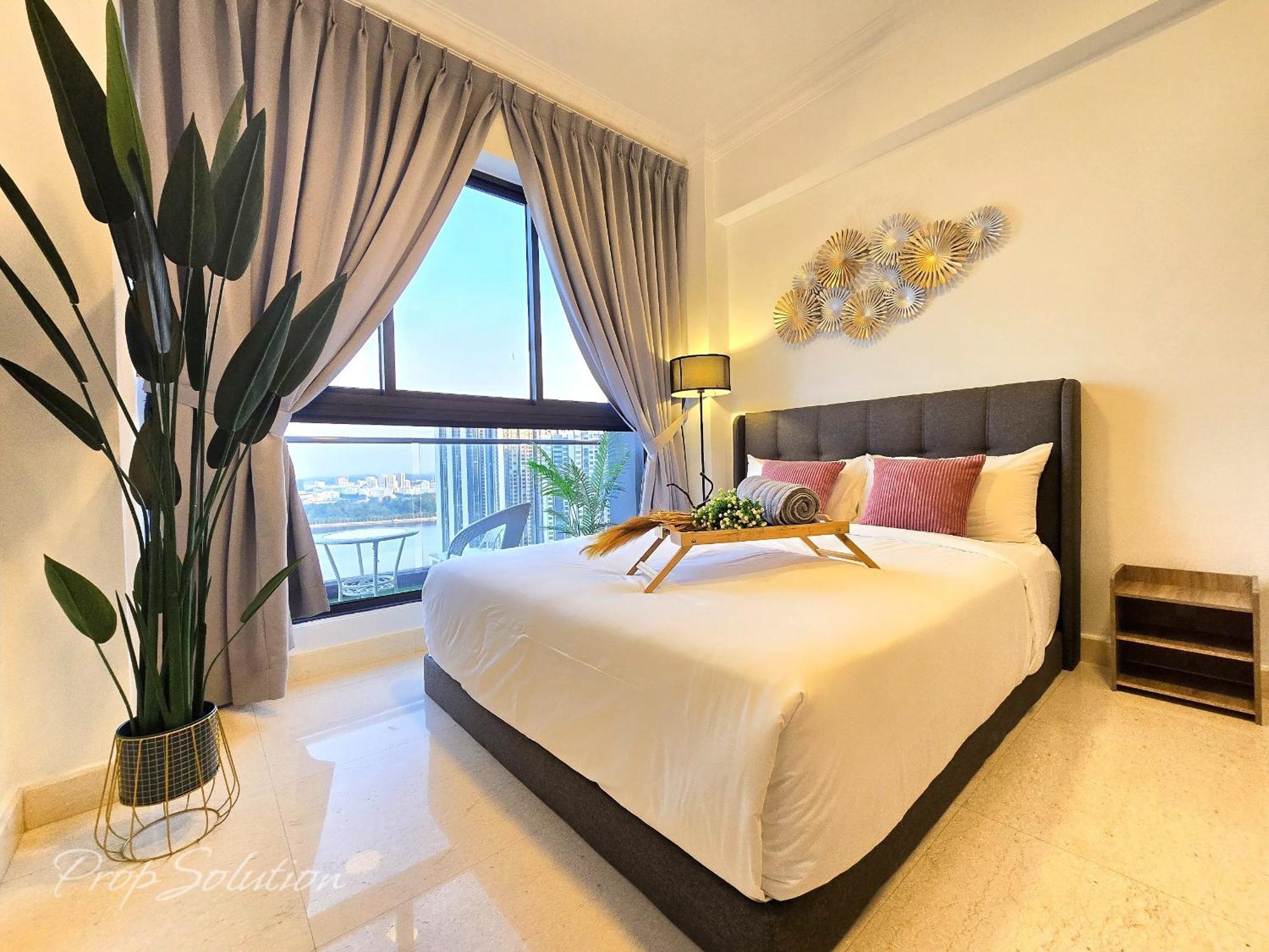 Apartment Loft Seaview 2br Jb Ciq 7pax Johor Bahru
