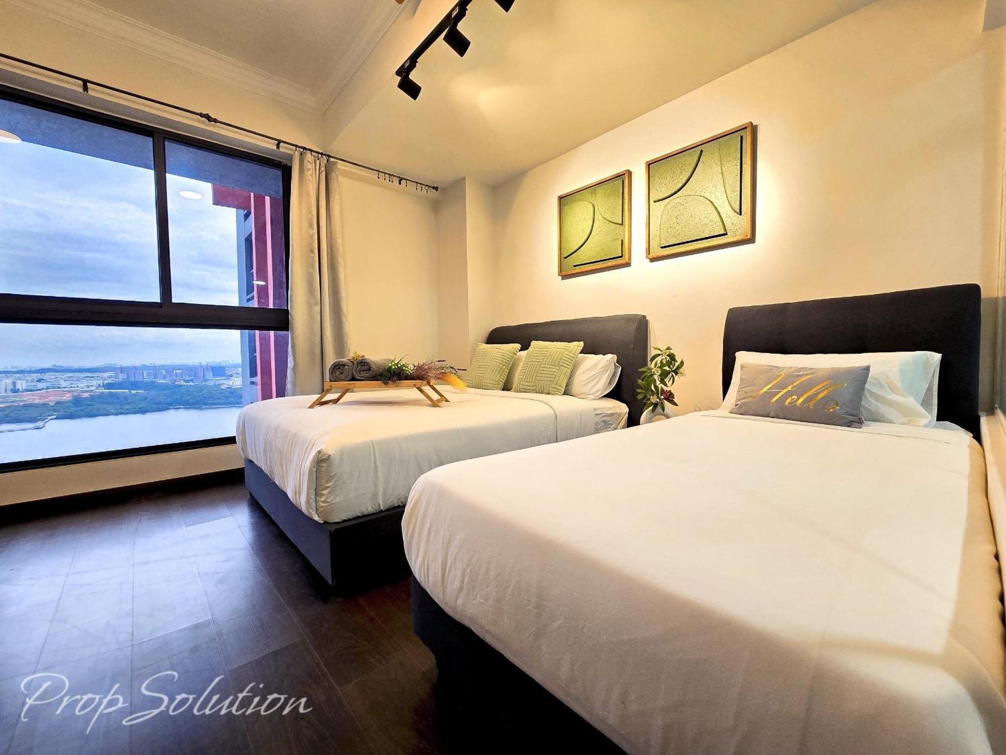 Apartment Loft Seaview 2br Jb Ciq 7pax Johor Bahru