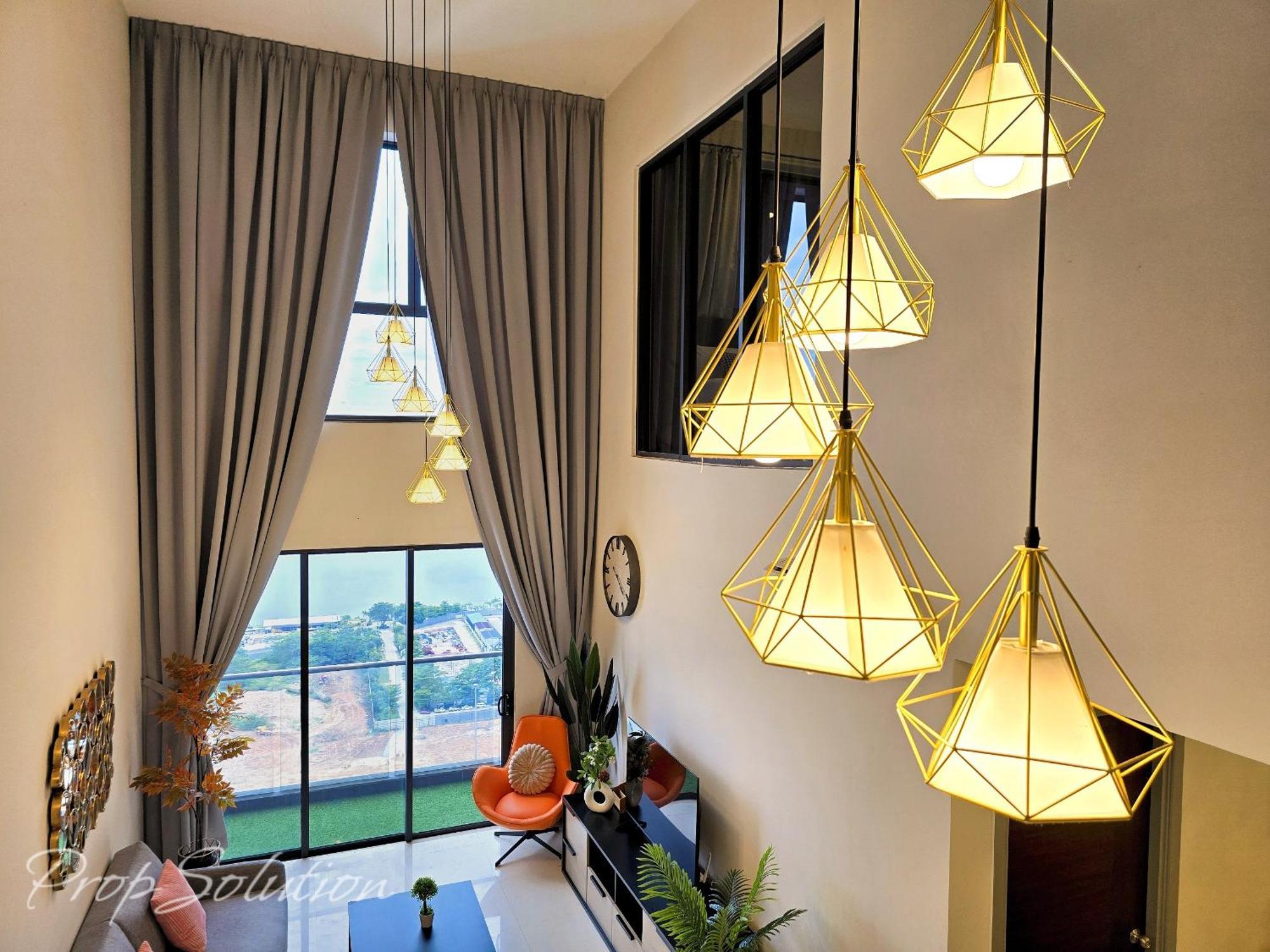 Apartment Loft Seaview 2br Jb Ciq 7pax